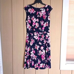 Floral A-line Dress by Wisp